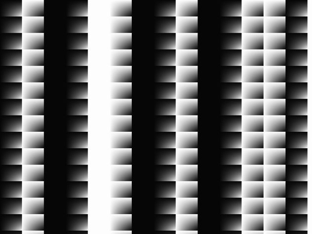 Op Art Black and White Saws