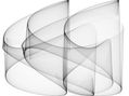 Op Art Sine Curves Six Black