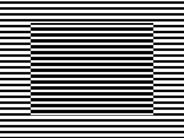 Op Art Superimposed Multilines One