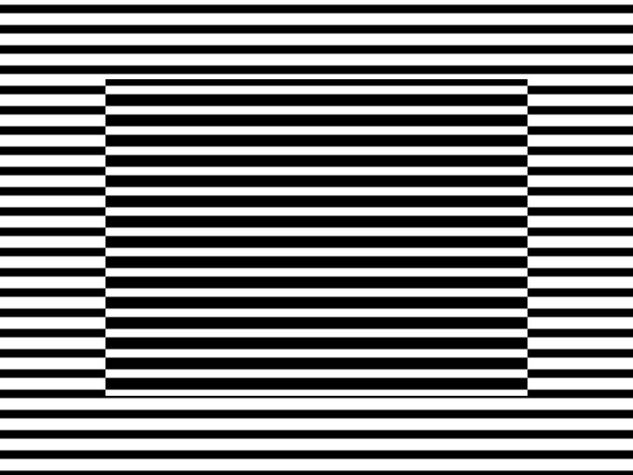 Op Art Superimposed Multilines One 