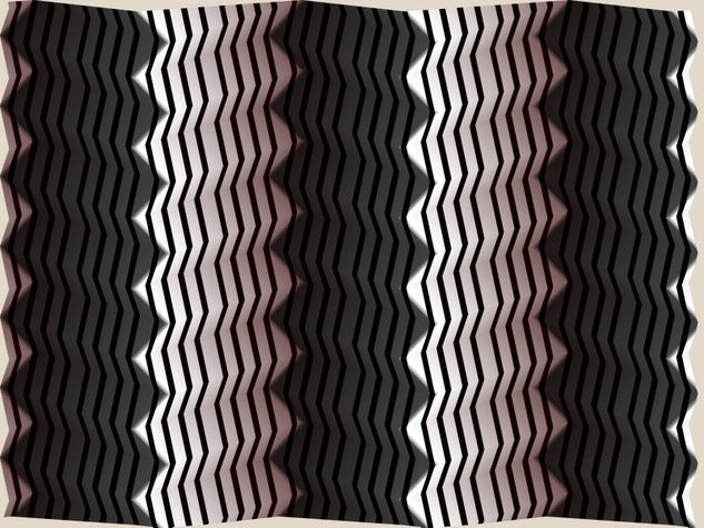 Op Art Tropical Waves One 