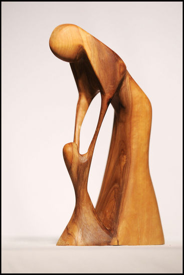 MOTHER WITH CHILD Madera Figurativa