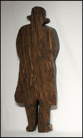 "RAIN MAN" Wood Figurative