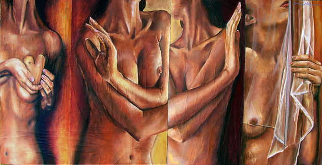 Corazón de Papa Oil Canvas Nude Paintings