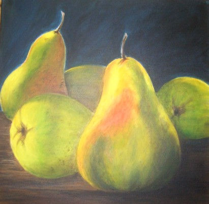 Birnen Acrylic Canvas Still Life Paintings