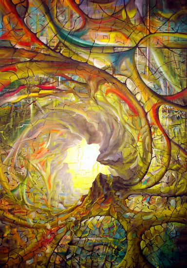 evolving light Oil Canvas Others