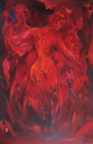 les muses 3 Oil Canvas Nude Paintings