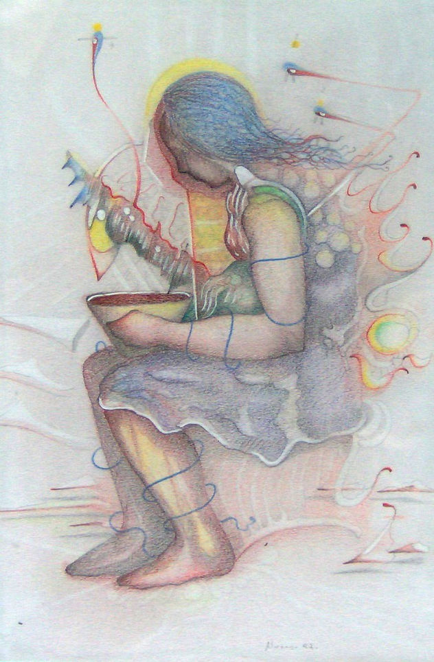 niña sentada