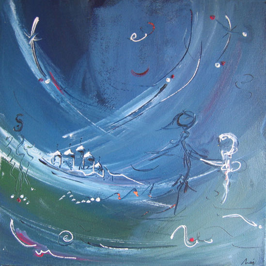 Voyage nocturne Acrylic Canvas