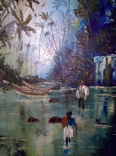 Paso Obligado "Amazonas" Oil Canvas