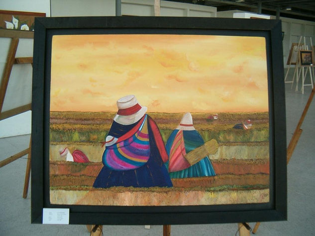 Las Segadoras Oil Canvas Landscaping