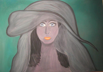 Mujer Acrylic Canvas Figure Painting