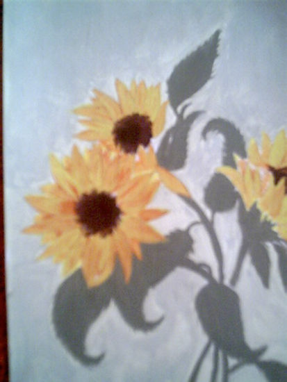 mis girasoles Oil Canvas