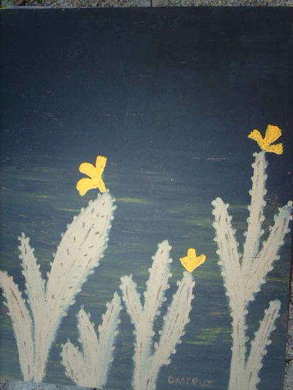 cactus Oil Others Floral Painting