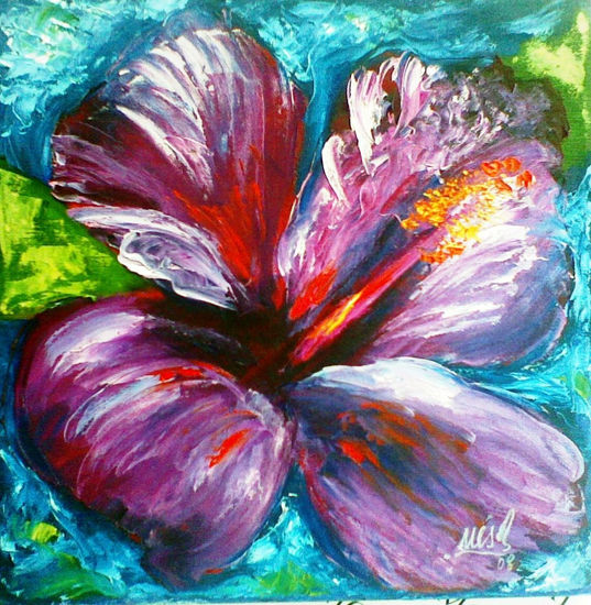 sinesia para Camila Oil Canvas Floral Painting