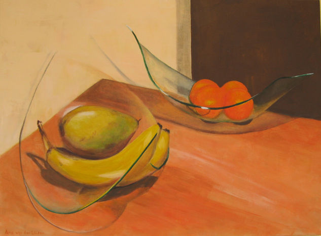 Fruitbowl Acrylic Canvas Still Life Paintings