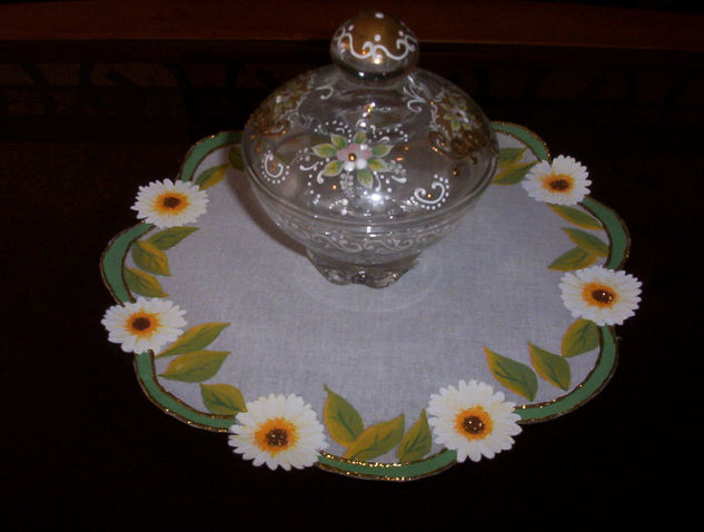 Daisies Carpeta para bandeja/ Daisies Tray cover Acrílico Otros