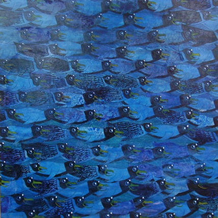 Pinguini nel blu