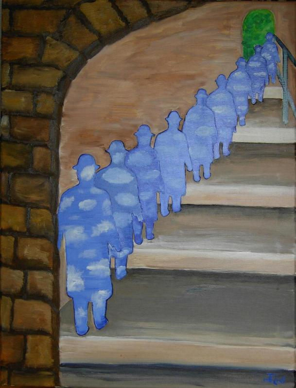 L'évasion de Magritte - la huida de Magritte