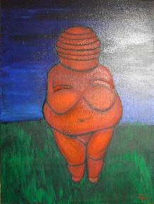 Venus VI Oil Canvas Figure Painting