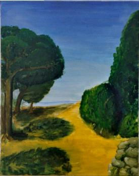 Pinos - Pinien Oil Canvas Landscaping