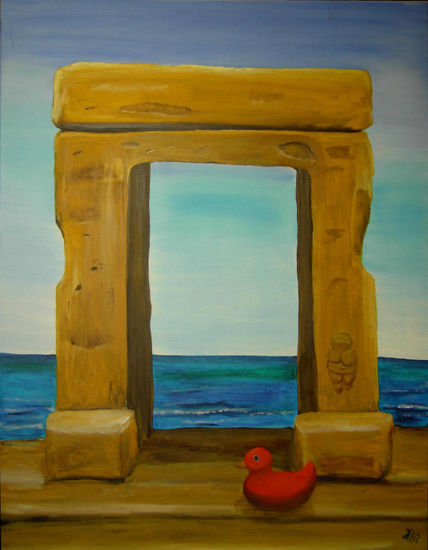 Portal I Oil Canvas Landscaping