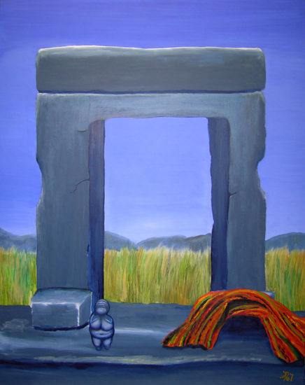 Portal III Oil Canvas Landscaping