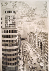 La gran via de madrid