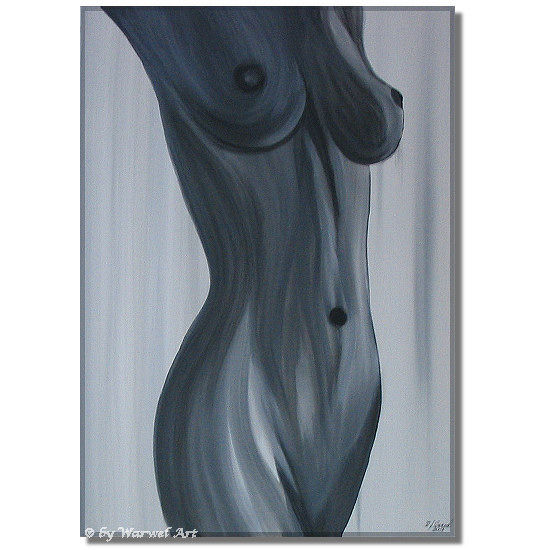 Celine Acrylic Canvas Nude Paintings