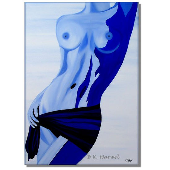 Jade Acrylic Canvas Nude Paintings