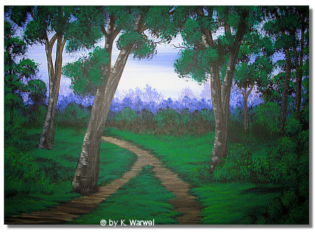 Forest Acrylic Canvas Landscaping