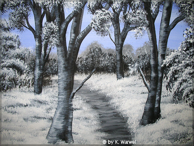 Winter Day II Acrylic Canvas Landscaping