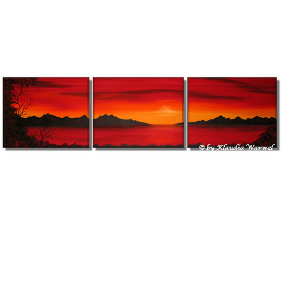 Dawn II Acrylic Canvas Landscaping