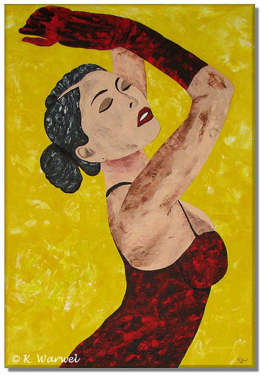 Gloria Acrylic Canvas Figure Painting