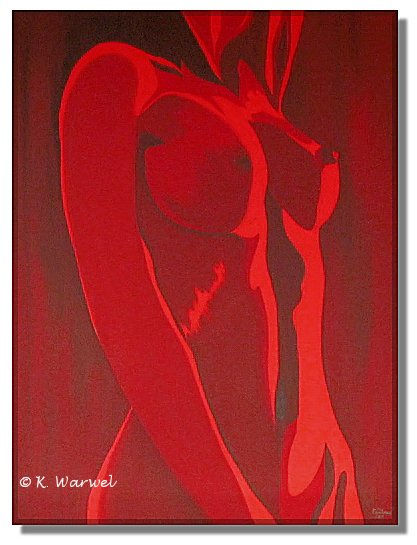 Victoria - pintura acrillico Acrylic Canvas Nude Paintings