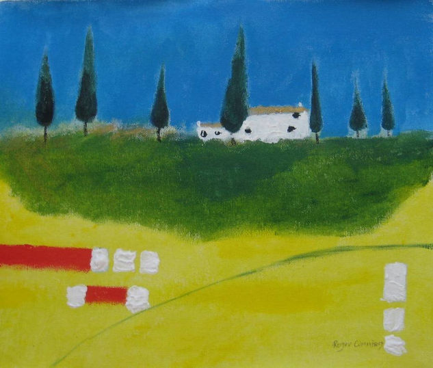 Countryside Spain Acrylic Canvas Landscaping