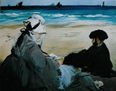 Copia "Sur la Plage" de Manet