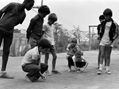 LOS OLVIDADOS de Sao Paulo de Buñuel de Dios (ou foto para calendario da UNICEF, com o Saci)