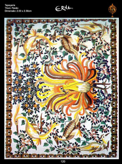 Peacock Tapestry 