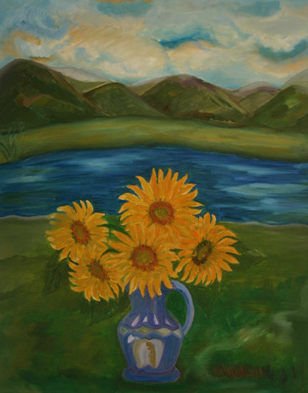 Girasoles Óleo Lienzo