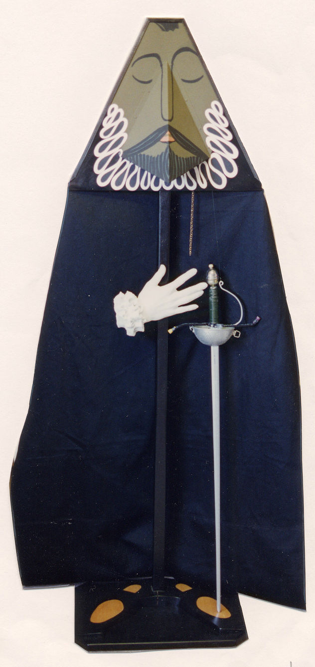 El caballero de la mano en el...
