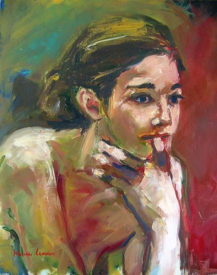 Adolescence Oil Canvas Nude Paintings