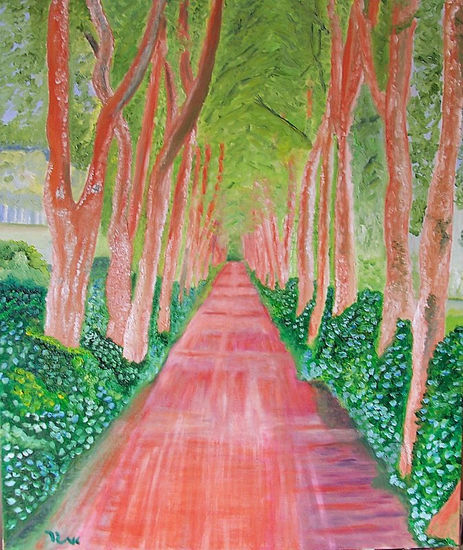 Red Road Oil Canvas Landscaping