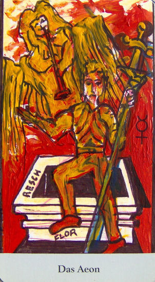 Die Wiederauferstehung Acrylic Paper Figure Painting