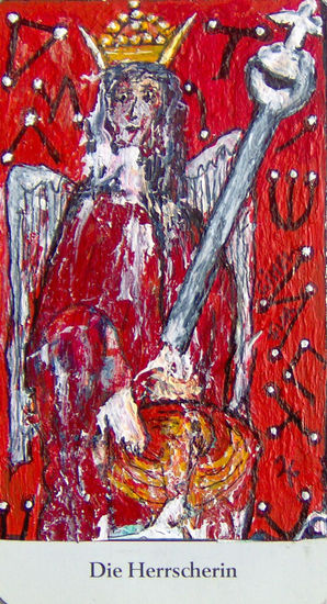 Die Kaiserin Acrylic Paper Figure Painting