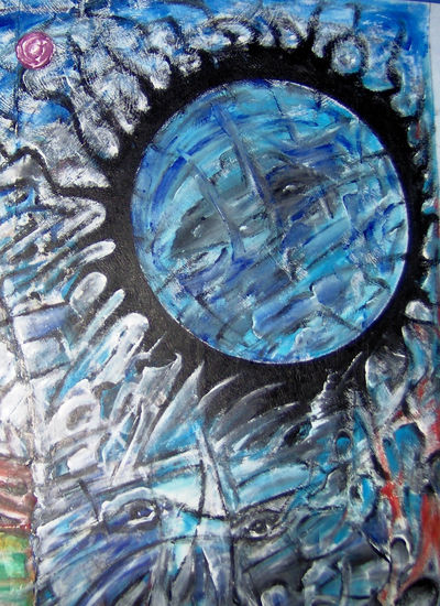 Zeit-Phase: Mond-Art/Time-phase lunar-type/Tiempo de la fase lunar de tipo Acrylic Others Figure Painting