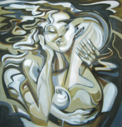 Beso y abrazo