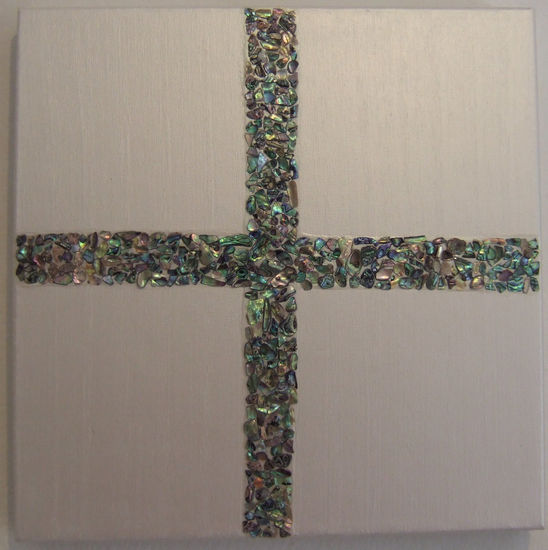 paua cross 400x400 Canvas Others