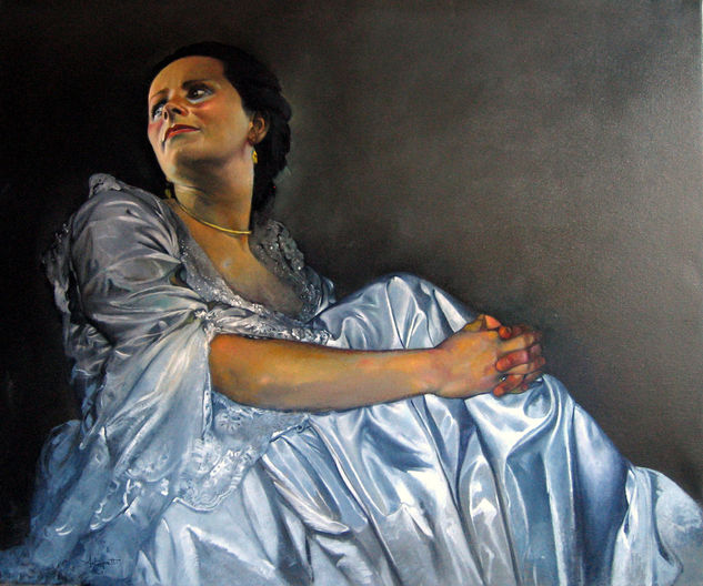 ''Gisella'' di Lorenzo Antognetti   da Morro D'Alba Oil Textile Landscaping