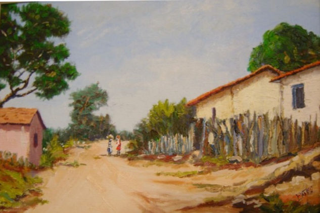 Rua de Joaquim Egídeo Oil Canvas